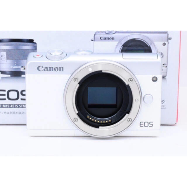 専門モールです ❤️新品❤️スマホに繋がるおしゃれなホワイト❤️ Canon EOS M100