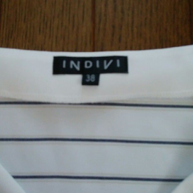 INDIVI(インディヴィ)のINDIVI　7分袖　新品 レディースのトップス(シャツ/ブラウス(長袖/七分))の商品写真