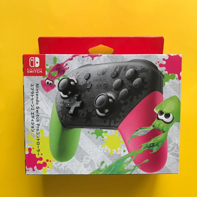 エンタメ/ホビー任天堂Switch Pro コントローラー スプラトゥーン2エディション