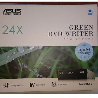 エイスース(ASUS)の新品 内蔵型DVDディスクドライブ SATA DRW-24D5MT ASUS(PCパーツ)