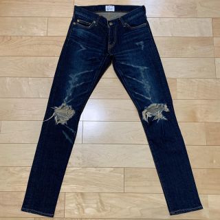 アングリッド(Ungrid)のアングリッド ダメージストレッチデニム size24  NR06(スキニーパンツ)