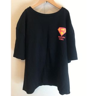 レピピアルマリオ(repipi armario)のレピガールTシャツ 黒Ｍ(Tシャツ/カットソー)