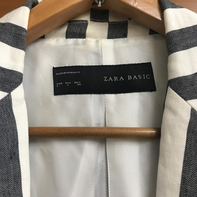 ZARA(ザラ)のにゃんまま様専用 ザラ ZARA ジャケット ストライプ オーバーサイズ  レディースのジャケット/アウター(テーラードジャケット)の商品写真