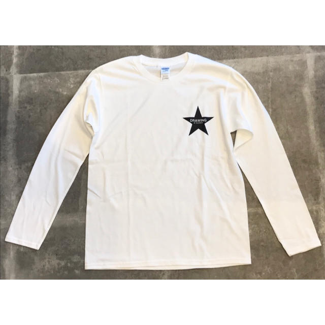 Ron Herman(ロンハーマン)のDrawing スター Tシャツ ロンT Sサイズ ホワイト メンズのトップス(Tシャツ/カットソー(七分/長袖))の商品写真
