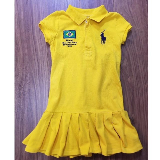 POLO RALPH LAUREN(ポロラルフローレン)のm.様専用　RALPH LAUREN　ワンピース　ポロシャツ　5T キッズ/ベビー/マタニティのキッズ服女の子用(90cm~)(ワンピース)の商品写真