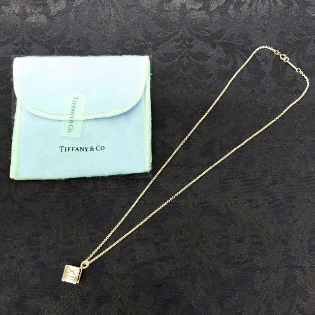 Tiffany & Co. - 【美品】ティファニー アトラス キューブ ネックレス シルバー925の通販 by 玲 プロフ確認お願い致します