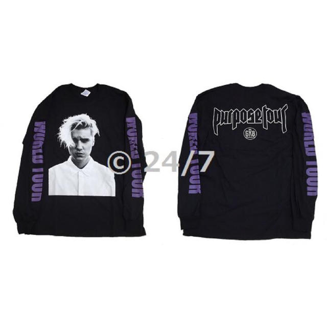 Supreme(シュプリーム)のジャスティンビーバー Purpose Tour ロンT GR8限定 メンズのトップス(Tシャツ/カットソー(半袖/袖なし))の商品写真