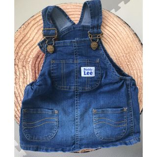 ベビーギャップ(babyGAP)の美品 buddy Lee デニム ジャンパースカート  70(ワンピース)