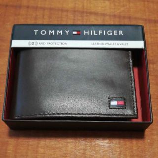 トミーヒルフィガー(TOMMY HILFIGER)のトミーヒルフィガー　レザーウォレット　新品(折り財布)