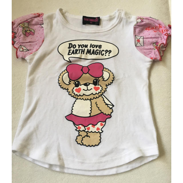 EARTHMAGIC(アースマジック)のearth Magic Tシャツ キッズ/ベビー/マタニティのキッズ服女の子用(90cm~)(Tシャツ/カットソー)の商品写真