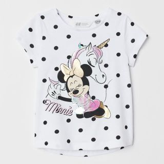 エイチアンドエム(H&M)の【ラスト1点】H&M ミニー&ユニコーン Tシャツ 120/130cm新品未使用(Tシャツ/カットソー)