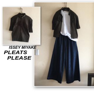 プリーツプリーズイッセイミヤケ(PLEATS PLEASE ISSEY MIYAKE)のプリーツプリーズ ✨カーキのフリンジブラウス(シャツ/ブラウス(半袖/袖なし))