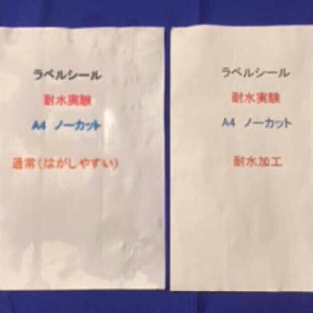 ★雨に強い！  ★30枚 耐水加工 ラベルシール A4 宛名シール⭐︎ インテリア/住まい/日用品のオフィス用品(オフィス用品一般)の商品写真