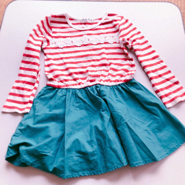 MIALY MAIL(ミアリーメール)のワンピース キッズ/ベビー/マタニティのキッズ服女の子用(90cm~)(ワンピース)の商品写真