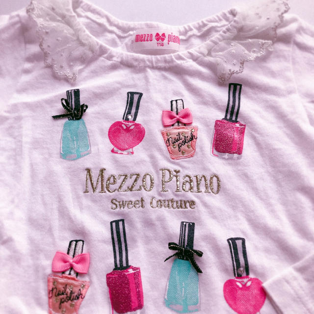 mezzo piano(メゾピアノ)のメゾピアノ カットソー キッズ/ベビー/マタニティのキッズ服女の子用(90cm~)(Tシャツ/カットソー)の商品写真