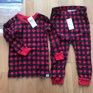 ベビーギャップ(babyGAP)の新品 baby gap パジャマ 80cm 12-18m チェック (パジャマ)