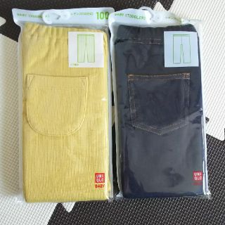 ユニクロ(UNIQLO)のUNIQLO⭐️レギンスパンツ(10分丈)100cmセット(パンツ/スパッツ)