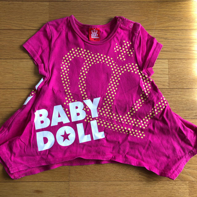 BABYDOLL(ベビードール)のTシャツ ベビド 90cm キッズ/ベビー/マタニティのキッズ服女の子用(90cm~)(Tシャツ/カットソー)の商品写真