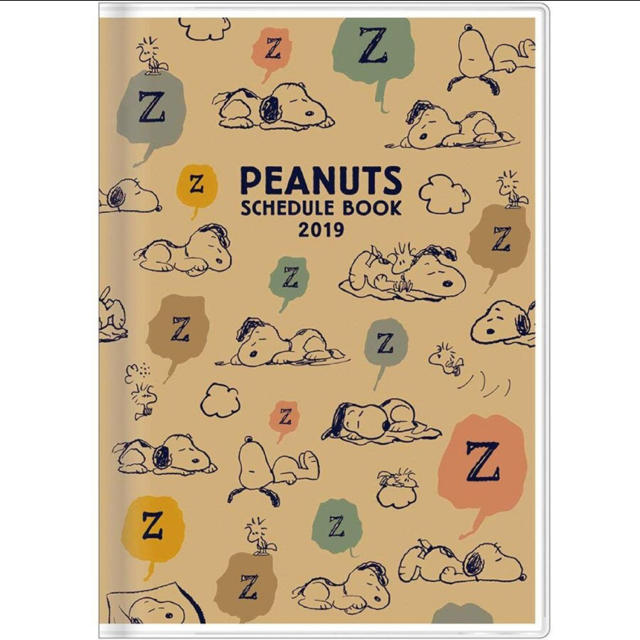 PEANUTS(ピーナッツ)のスヌーピー スケジュール帳 2019 インテリア/住まい/日用品の文房具(カレンダー/スケジュール)の商品写真