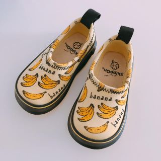 コンバース(CONVERSE)のバナナ柄スキッポン★13センチ。(スニーカー)