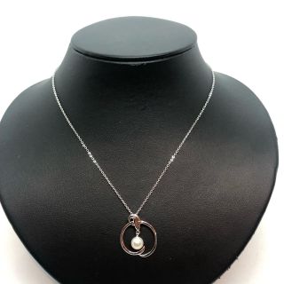 ミキモト(MIKIMOTO)のMIKIMOTO(ミキモト) シルバー パール ネックレス(ネックレス)