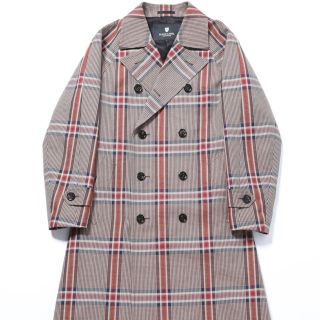 バーバリー(BURBERRY)のバーバリー ガンクラブチェック ダブルブレステッドコート(トレンチコート)