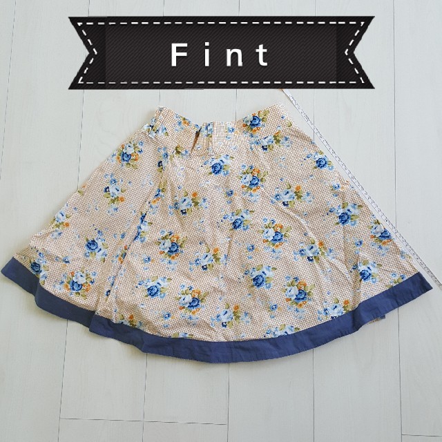 F i.n.t(フィント)のＦｉｎｔ 　花柄　スカート　フィント　膝上スカート レディースのスカート(ひざ丈スカート)の商品写真