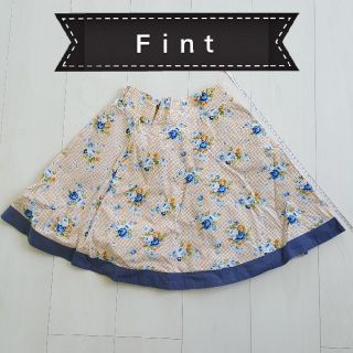 フィント(F i.n.t)のＦｉｎｔ 　花柄　スカート　フィント　膝上スカート(ひざ丈スカート)