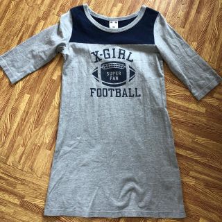 エックスガール(X-girl)のX-girl  七分袖ワンピース(Tシャツ(長袖/七分))