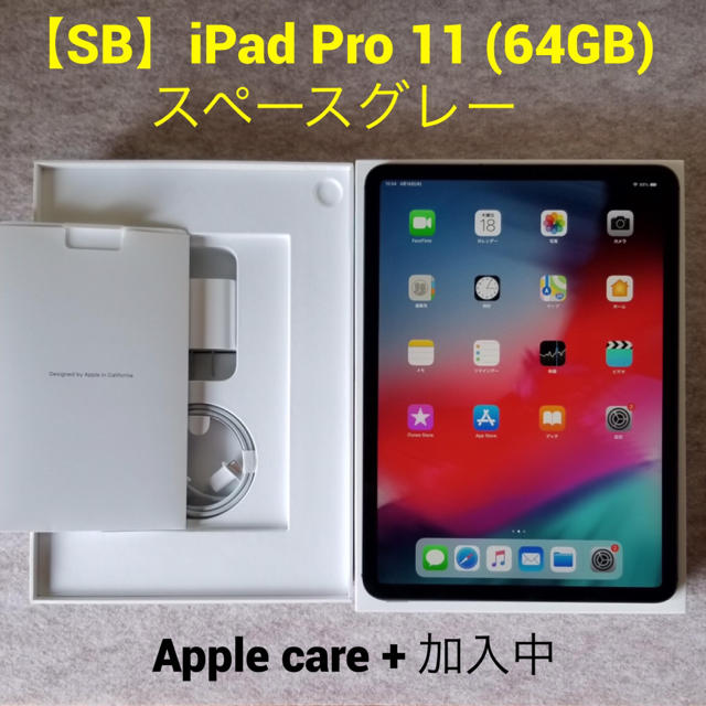 Apple - ⚠️ジャンク【SB】iPad Pro 11 (64GB) スペースグレー