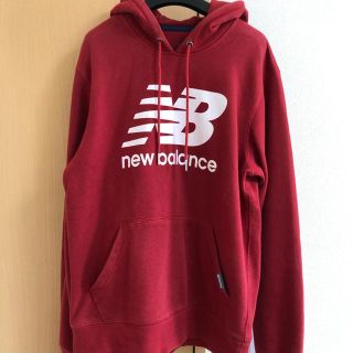 ニューバランス(New Balance)のnew balance パーカー 赤(パーカー)