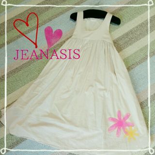 ジーナシス(JEANASIS)の【美品】ジーナシス＊コットンワンピ(ロングワンピース/マキシワンピース)