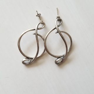 シルバー　ピアス　アクアマリン(ピアス)