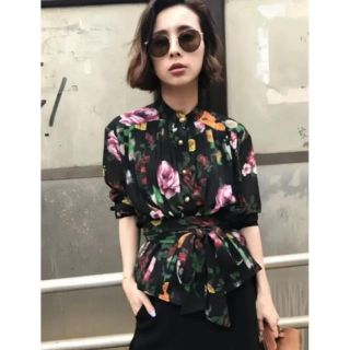 アメリヴィンテージ(Ameri VINTAGE)のAmeri COCO FLOWER shirt 花柄ブラウス(シャツ/ブラウス(長袖/七分))