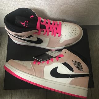 ナイキ(NIKE)のNIKE AIR JORDAN1 MID SE クリムゾンティント 25.5cm(スニーカー)