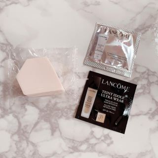 ランコム(LANCOME)のリリィ様専用ランコム ダイヤ型スポンジ &サンプルセット(ファンデーション)