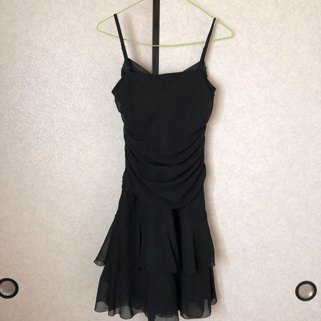 ブラック★ドレスワンピース レディースのフォーマル/ドレス(ミニドレス)の商品写真