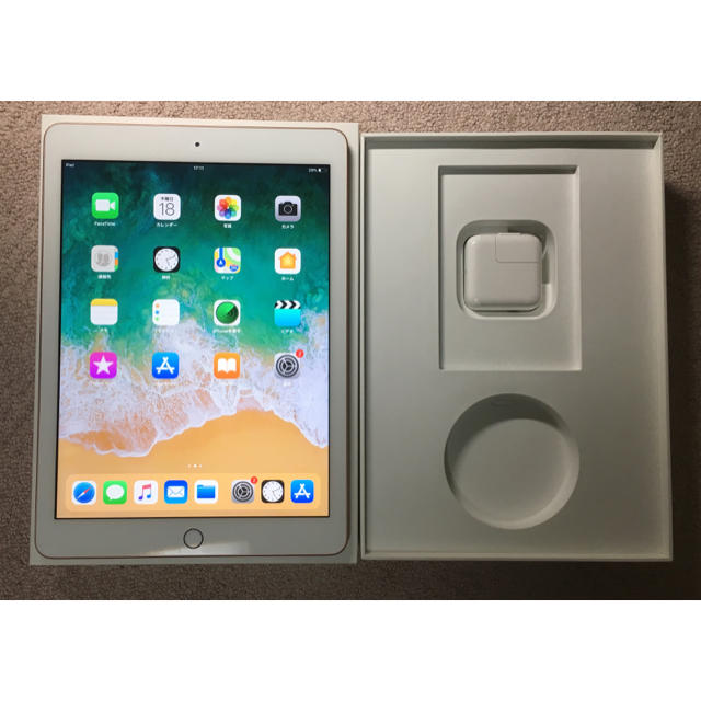 美品 ipad 6世代 WiFi 32GB ゴールドスマホ/家電/カメラ