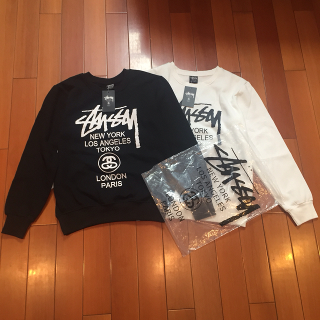 Stussy サイズxlニ種類黒白4点セットの通販 By Tomoyosi228 S Shop ステューシーならラクマ