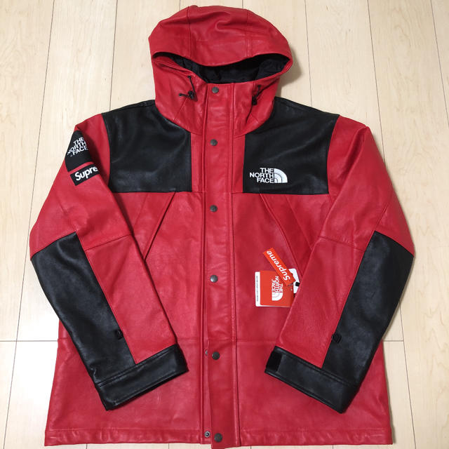 SUPREME×THE NORTH FACE レザーマウンテンパーカーL