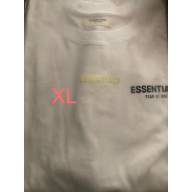 XLサイズ Essentials Boxy Logo T-ShirtホワイトWhiteサイズ