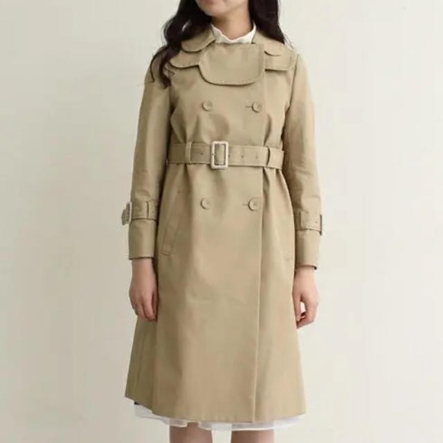 プープレ スカラップ トレンチコート オシャレ www.e-gaio.com.br
