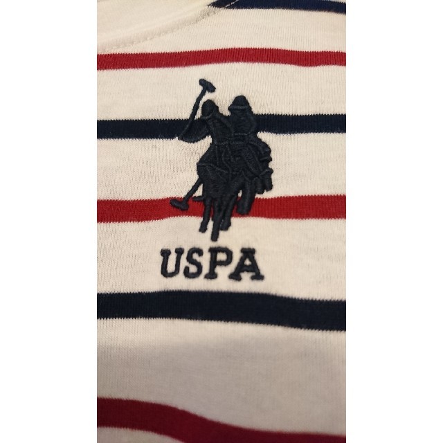 POLO RALPH LAUREN(ポロラルフローレン)の七分袖×ボーダーワンピース レディースのワンピース(ミニワンピース)の商品写真