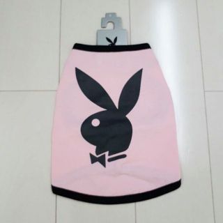 プレイボーイ(PLAYBOY)のプレイボーイTシャツ(ピンク)　犬服　XS～Lサイズ(犬)