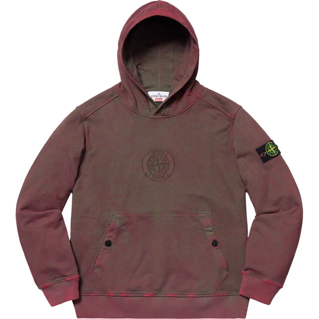 supreme stone island hooded sweat shirts