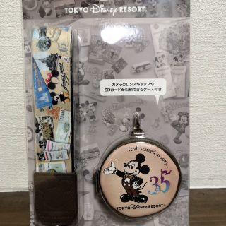 ディズニー(Disney)の【お値下げ中!!】35周年カメラストラップ(ネックストラップ)