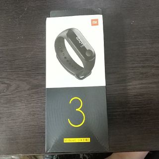 アンドロイド(ANDROID)の【スマートウォッチ】xiaomi mi band 3【新品】(腕時計(デジタル))