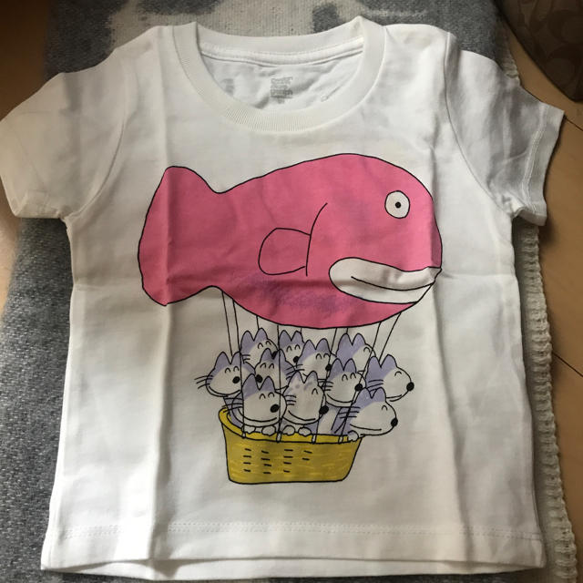 Design Tshirts Store graniph(グラニフ)の11匹のねこシャツ キッズ/ベビー/マタニティのキッズ服男の子用(90cm~)(Tシャツ/カットソー)の商品写真