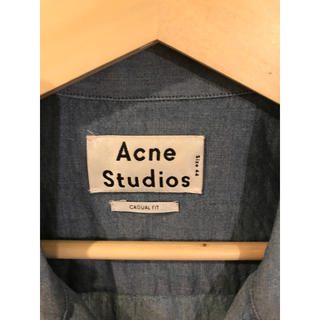 アクネ(ACNE)の【一週間限定】acne studios オープンカラーシャツ ボックスシルエット(シャツ)