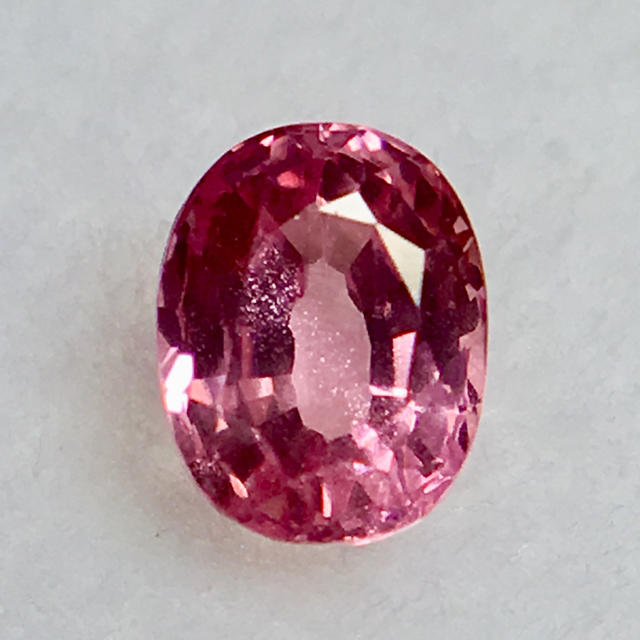 煌めく蓮花色 0.3ct UP 天然 パパラチア サファイア ルース 鑑別付 レディースのアクセサリー(リング(指輪))の商品写真